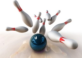Tablou pe sticlă - Bowling (70x50 cm)