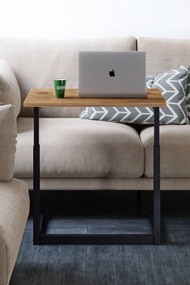 Birou Smart Home Laptop Reglabil, Latte, 40x60x73 cm