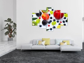 Tablou - fructe cu picături de apă (150x105 cm)