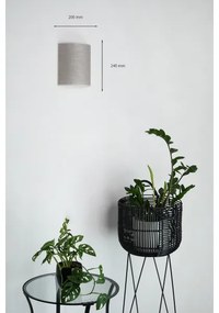 Aplică Brilagi SEMI 1xE27/15W/230V gri închis