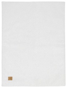 Pătură pentru copii albă din material bouclé 100x77 cm – Meowbaby