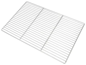 vidaXL Grătar Argintiu 60 x 40 cm Oţel inoxidabil