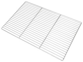 vidaXL Grătar BBQ cu mânere, 60x40 cm, dreptunghiular oțel inox. 304