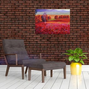 Tablou - Peisaj roșu (70x50 cm)