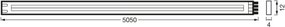 Osram - bandă LED de exterior FLEX COB 5m LED/24W/230V IP44