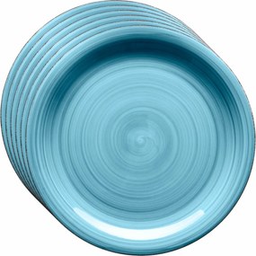 Set 6 farfurii plate Mäser Bel Tempo 27 cm, albastru