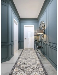 Covor tip traversă gri închis-fildeș 67x200 cm Soft Viskan – FD