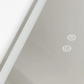 Brilagi - Oglindă de baie BELLA, LED reglabilă, cu iluminare integrată și funcție anti-aburire, LED/19W/230V 60x90 cm IP44
