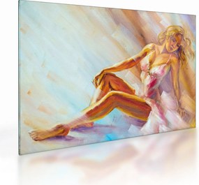 Tablou pe sticlă - Dansatori (70x50 cm)