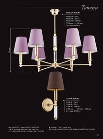 Candelabru 8 brate elegant realizat manual TAMARA