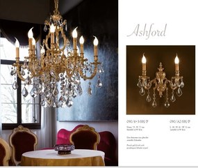 Candelabru 9 brate LUX design clasic realizat manual Ashford