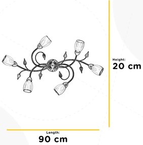 Plafonieră ONLI LILIANA 6xE14/6W/230V