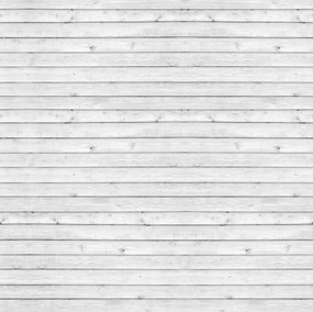 Tapet Horizontal Boards, White, Rebel Walls