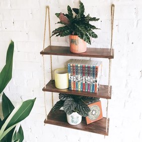 Etajeră suspendată 120x60 cm molid