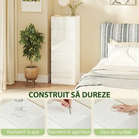 HOMCOM comoda îngustă cu sertare | Aosom Romania