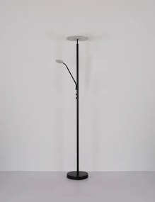 Globo 59093S - Lampă de podea LED cu reglare a intensității STANFORD 28W/230V + 5W 3000K, neagră