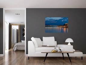 Tablou cu Bratislava și palat (90x60 cm)