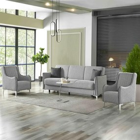 Set canapea  extensibila cu 2 fotolii Sofia Homs