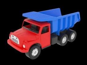 Mașină Tatra 148 plastic 30cm roșu și albastru basculant