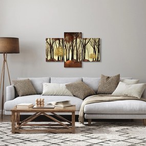 Tablou - Pădure decorativă (90x60 cm)