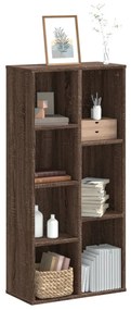 vidaXL Bibliotecă, stejar maro, 50x25x105 cm, lemn prelucrat