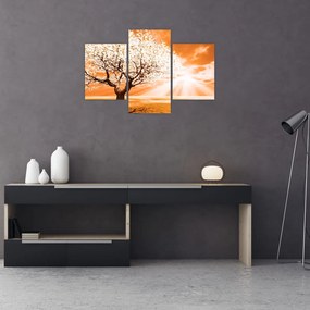 Tabloul cu pomul portocaliu (90x60 cm)