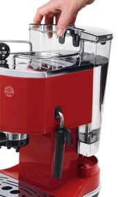 Espressor DeLonghi Icona ECO311.R, 1100W, 1.4l, 15 bar, Cafe macinata si capsule E.S.E., Disc crema, Duza abur,Rosu