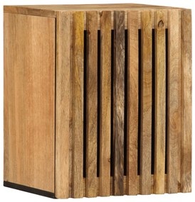 377534 vidaXL Dulap de perete de baie, 38x34x48 cm, lemn masiv mango brut