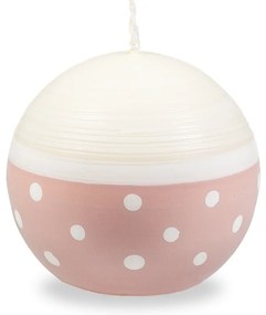 Lumânare Unipar Sweetness, durată ardere 22 h, alb - roz