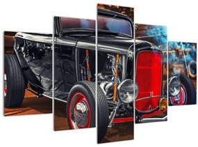Tablou cu mașina veteran (150x105 cm)