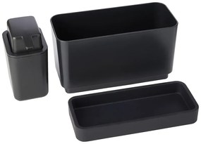 Organizator chiuveta Brabantia SinkSide 1003312, 2 piese, 200 ml, Antiderapant, Gri
