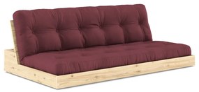 Canapea burgundy extensibilă 196 cm Base – Karup Design