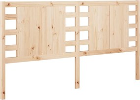 vidaXL Tăblie de pat, 126x4x100 cm, lemn masiv de pin
