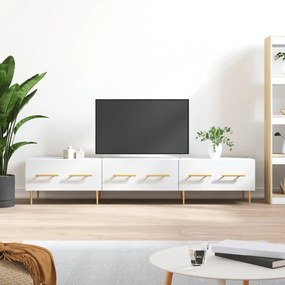 829140 vidaXL Comodă TV, alb, 150x36x30 cm, lemn prelucrat