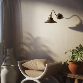 Aplica de perete rustica din alama Alice