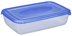 Cutie alimentară Polar Dreptunghiulară cu Capac Albastru de 2.9 l