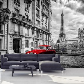 Fototapet - Pe o stradă în Paris (147x102 cm)