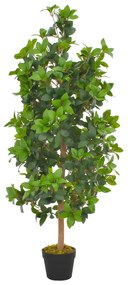 vidaXL Plantă artificială dafin cu ghiveci, verde, 120 cm