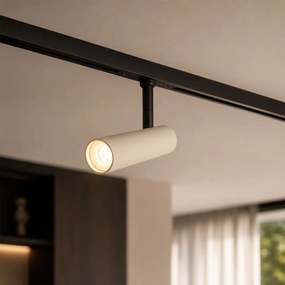 Spot modern bej cu negru pentru sistem de sine monofazat - Slimline Uzzy