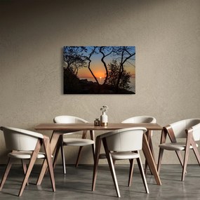 Tablou cu apus de soare (90x60 cm)