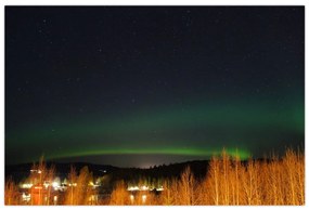 Tablou cu aurora borealis (90x60 cm)