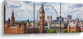 Tablou - Big Ben (cu ceas) (90x30 cm)