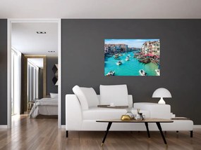 Tablou - Canalul Grande, Veneția, Italia (90x60 cm)