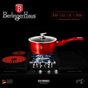 Cratita cu capac 16 cm Burgundy Metallic Line Berlinger Haus BH 1525N