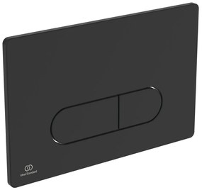 Clapeta de actionare spalare Oleas M1, neagra Negru mat