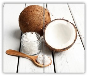 Tocator din sticla Ulei de cocos