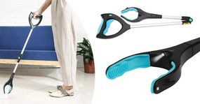 Penseta pentru gunoi cu magnet si lumina LED