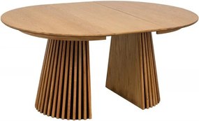 Masa rotunda extensibila Valhalla Wood 120-200cm, stejar