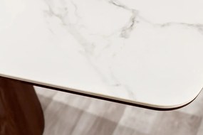 Masa sufragerie, Ceramica Alba, Furnir Nuc, UNIQUE 200cm A-45139 VC