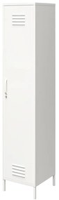Dulap alb din metal 38x185x40 cm Mission District – Støraa